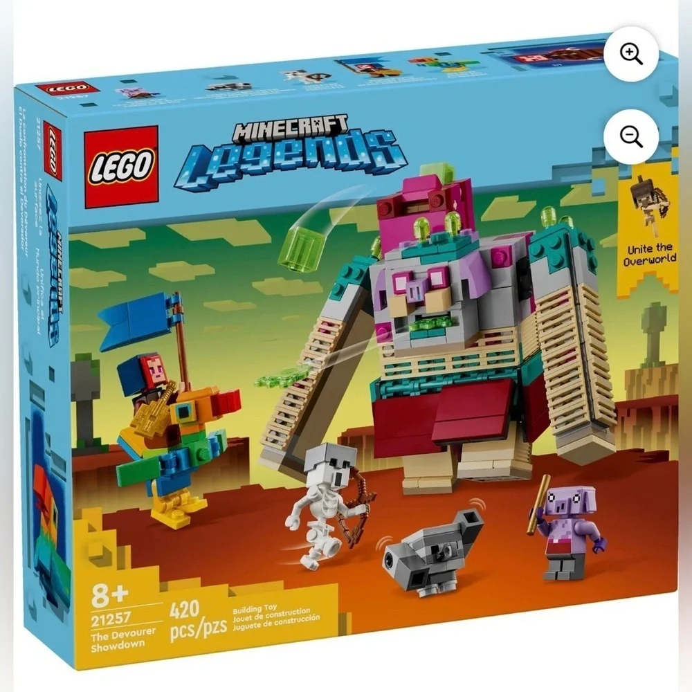 LEGO Minecraft Legends The Devourer Showdown Adventure Set, Minecraft Toy